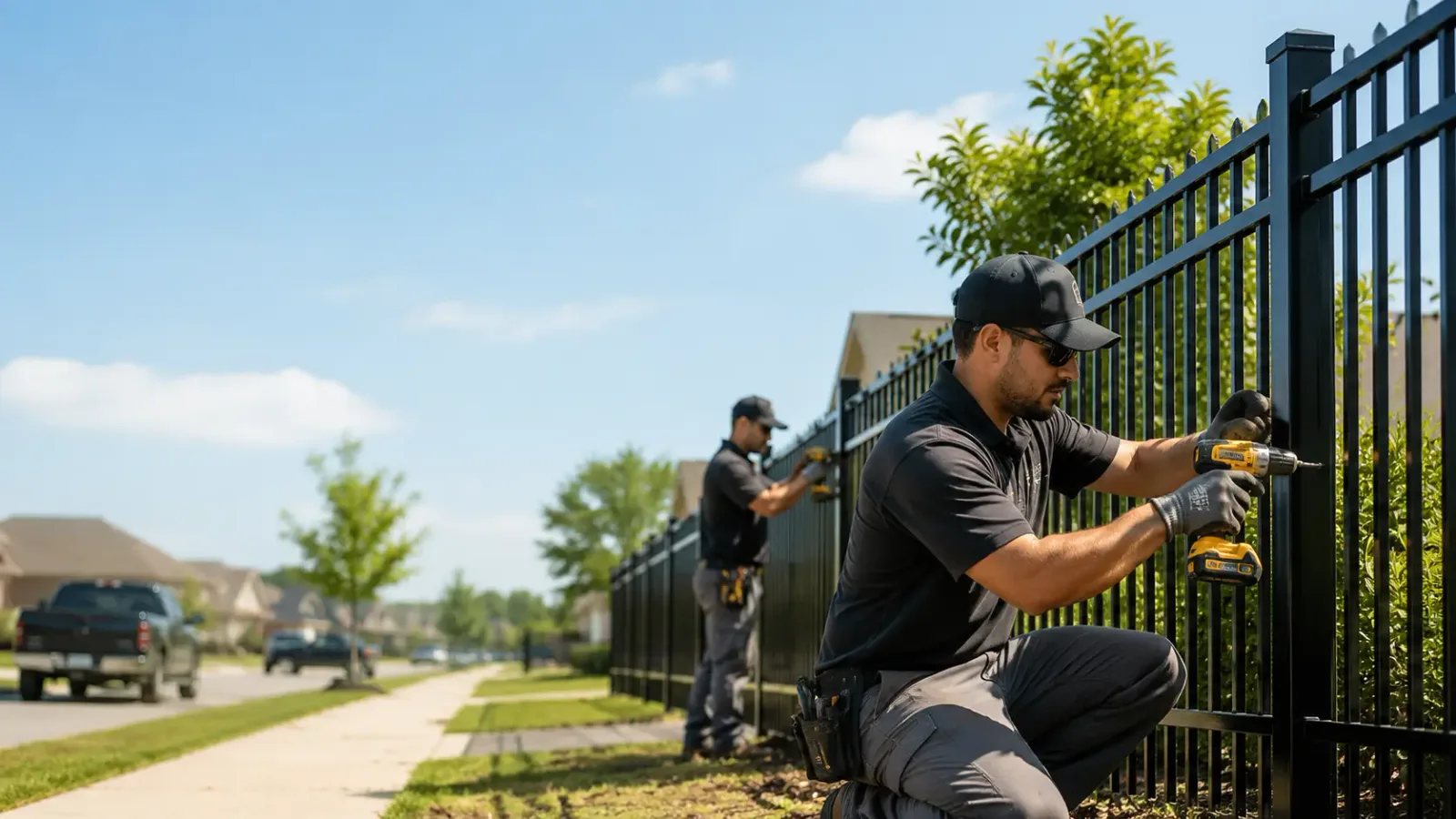 Metal Fence Installation in Moffit, ND